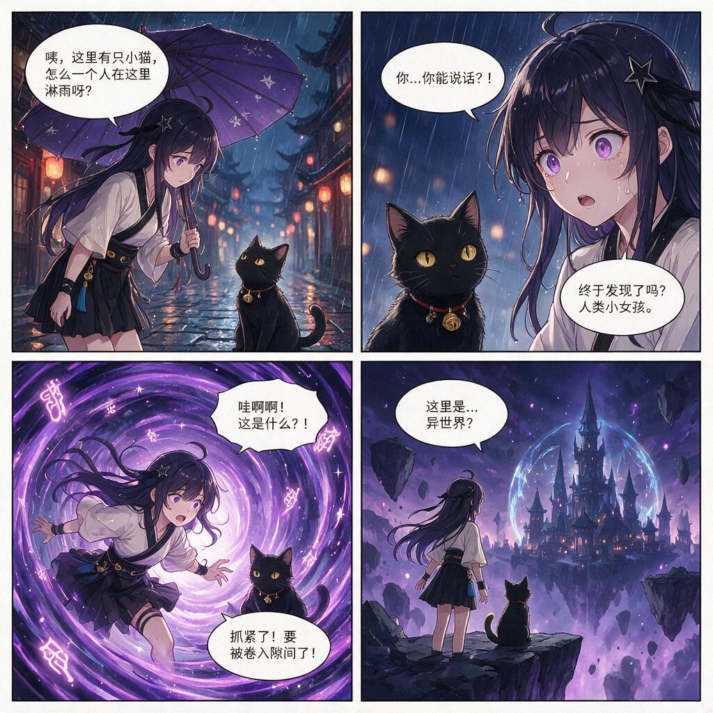 漫剧·剧情四格